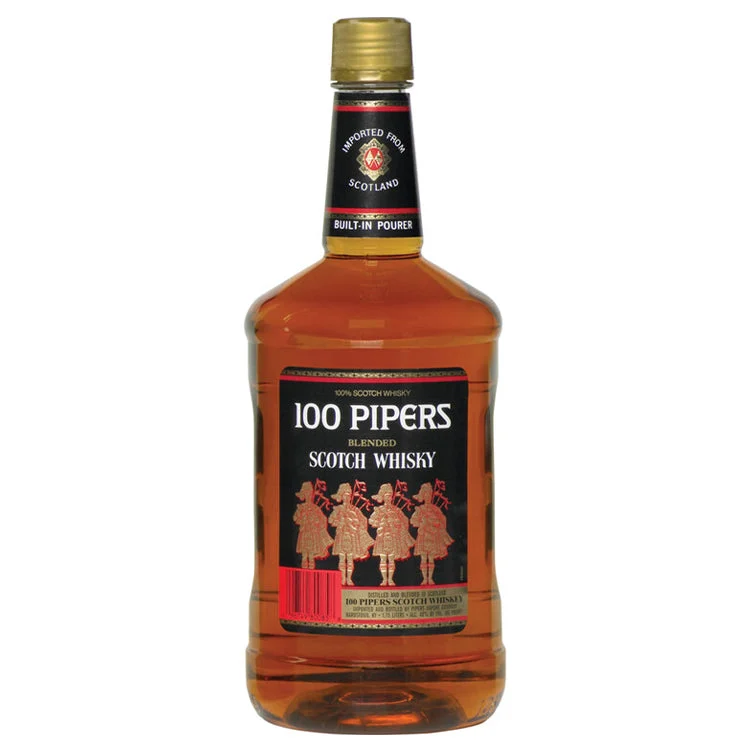 100 Pipers Blended Scotch Whiskey - 1L
