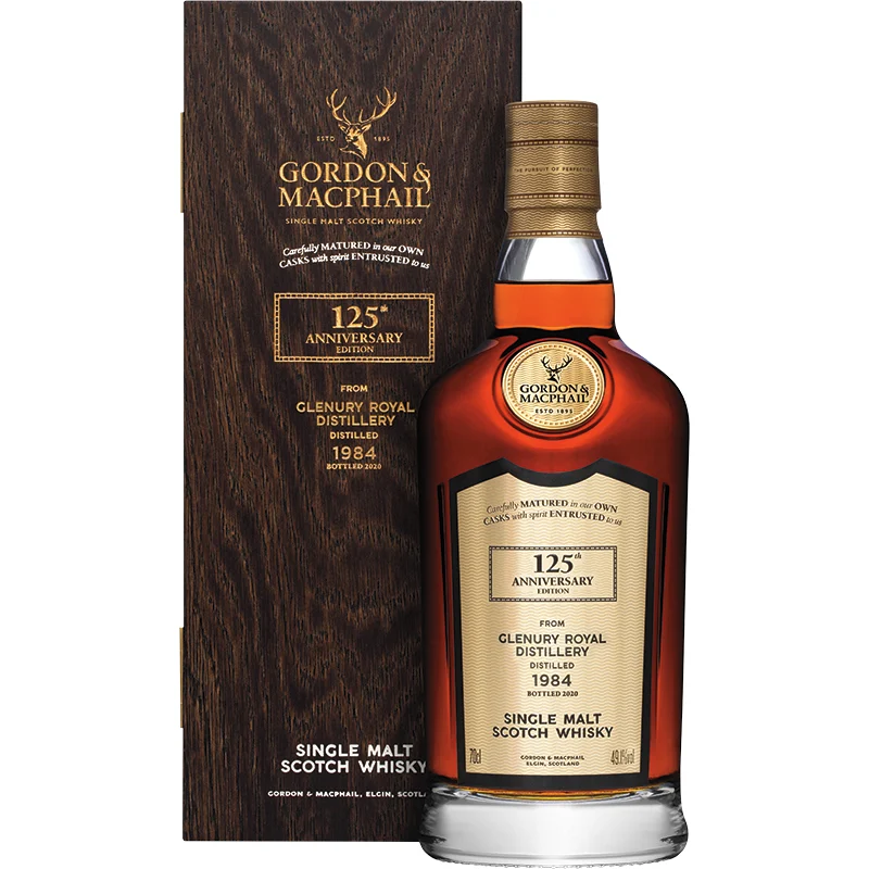 BCLIQUOR Glenury Royal 1984 -Gordon And Macphail 25th Anniversary