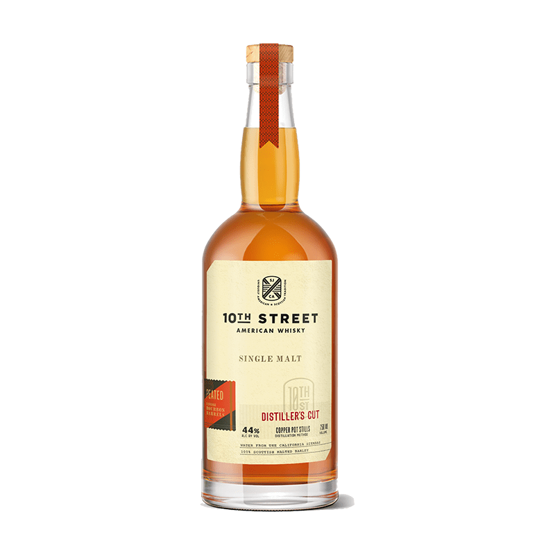 10th Street Distillers Cut Single Malt Peated Whiskey 750mL
