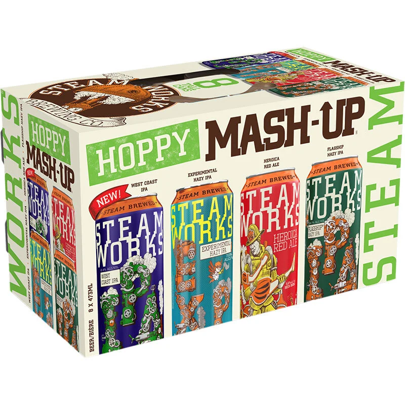 BCLIQUOR Steamworks - Mash-up Hoppy 8 Tall Can Pack
