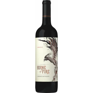 12 Bottle Case Borne of Fire Columbia Valley Cabernet Washington 2018 w/ Shipping Included