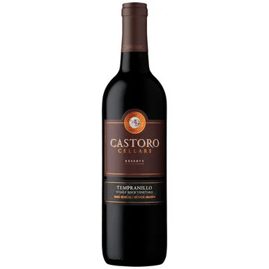 12 Bottle Case Castoro Cellars Reserve Paso Robles Tempranillo 2022 w/ Shipping Included