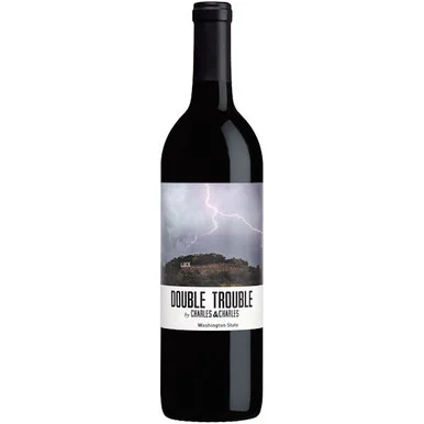 12 Bottle Case Charles & Charles Double Trouble Washington Red Blend 2021 Rated 90WS BEST VALUE w/ Shipping Included