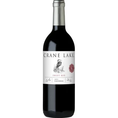 12 Bottle Case Crane Lake California Sweet Red NV w/ Shipping Included