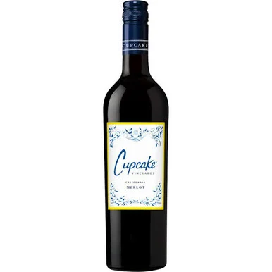 12 Bottle Case Cupcake California Merlot w/ Shipping Included