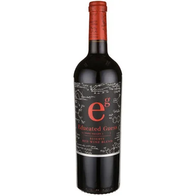 12 Bottle Case Educated Guess Reserve Napa Red Blend 2022 w/ Shipping Included