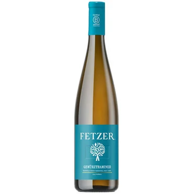 12 Bottle Case Fetzer California Gewurztraminer NV w/ Shipping Included