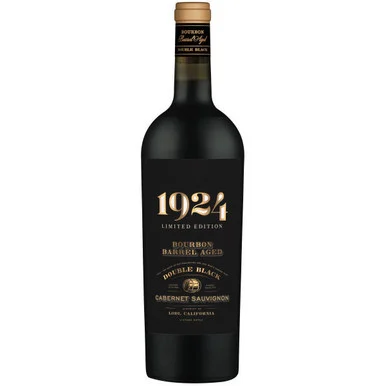 12 Bottle Case Gnarly Head 1924 Double Black Bourbon Barrel Aged Lodi Cabernet w/ Shipping Included