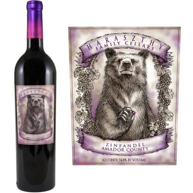 12 Bottle Case Haraszthy Amador County Zinfandel 2018 w/ Shipping Included