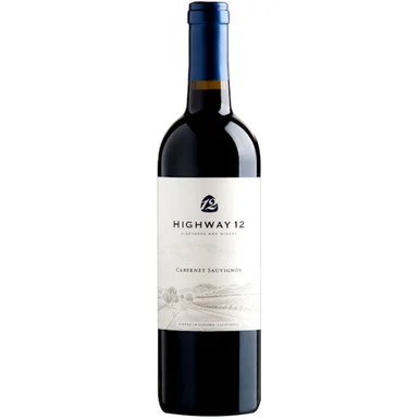 12 Bottle Case Highway 12 California Cabernet 2022 w/ Shipping Included