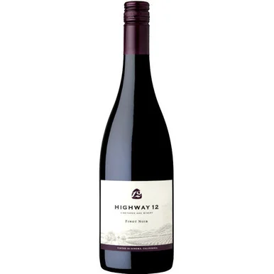 12 Bottle Case Highway 12 California Pinot Noir 2024 w/ Shipping Included