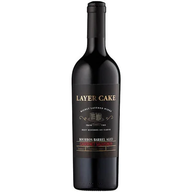12 Bottle Case Layer Cake Bourbon Barrel Aged California Cabernet w/ Shipping Included