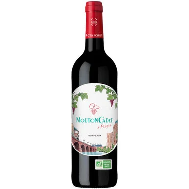 12 Bottle Case Mouton Cadet Rouge x Pierre Bordeaux 2023 w/ Shipping Included