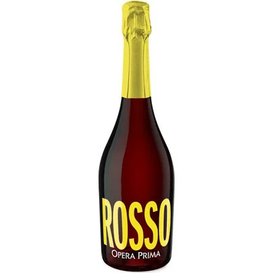 12 Bottle Case Opera Prima Sparkling Rosso NV (Spain) w/ Shipping Included