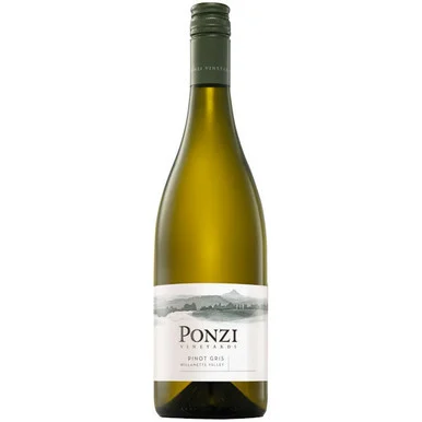 12 Bottle Case Ponzi Vineyards Willamette Valley Pinot Gris 2022 Oregon w/ Shipping Included