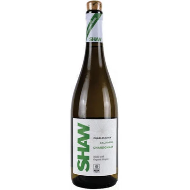 12 Bottle Case Shaw Organic California Chardonnay 2023 w/ Shipping Included