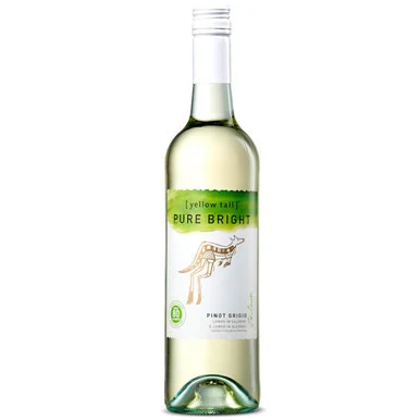 12 Bottle Case Yellow Tail Pure Bright Pinot Grigio (Australia) w/ Shipping Included