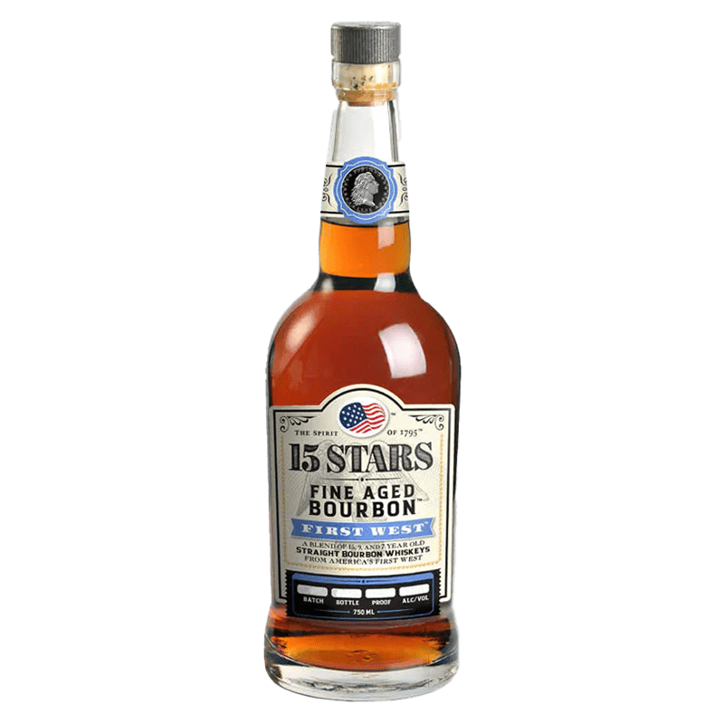 15 Stars First West Bourbon Whiskey 750mL