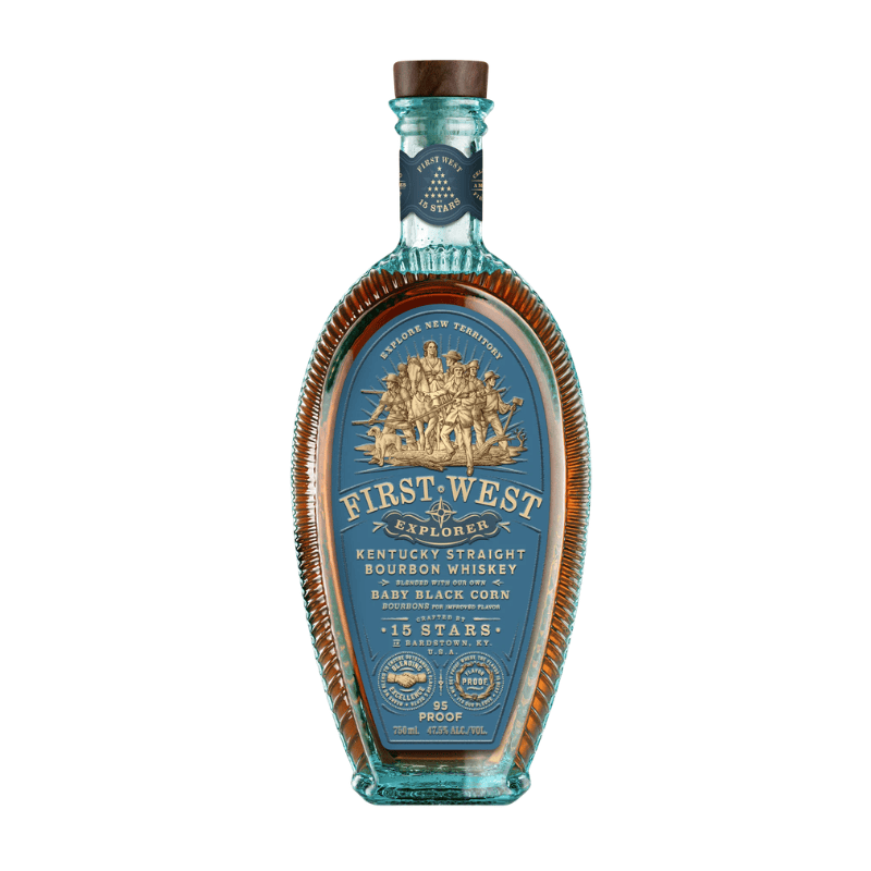15 Stars First West Explorer Bourbon Whiskey 750mL