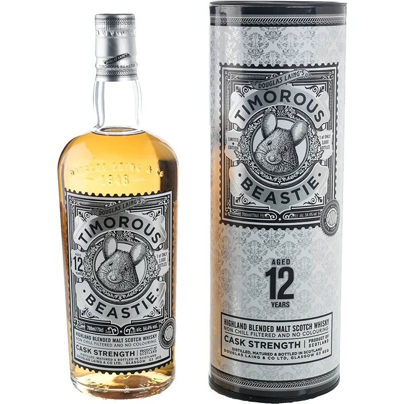 BCLIQUOR Timorous Beastie 12 Year Old Limited Edition Cask Strength