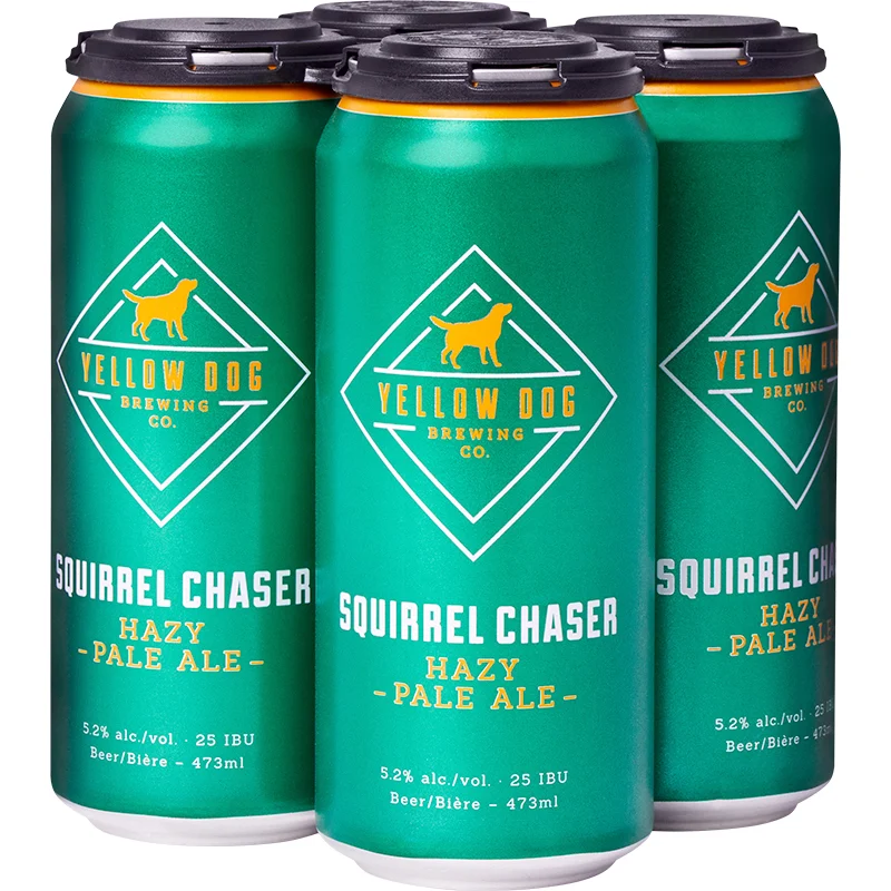 BCLIQUOR Yellow Dog Brewing - Squirrel Chaser Hazy Pale Ale Can