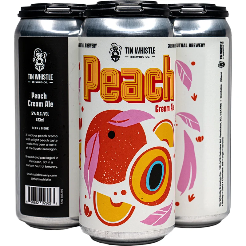BCLIQUOR Tin Whistle - Peach Cream Ale Tall Can
