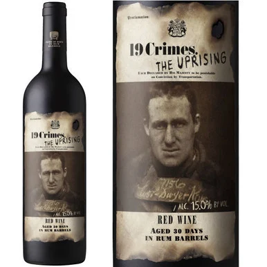 19 Crimes The Uprising Rum Barrel Aged Red Wine 2020 (Australia)