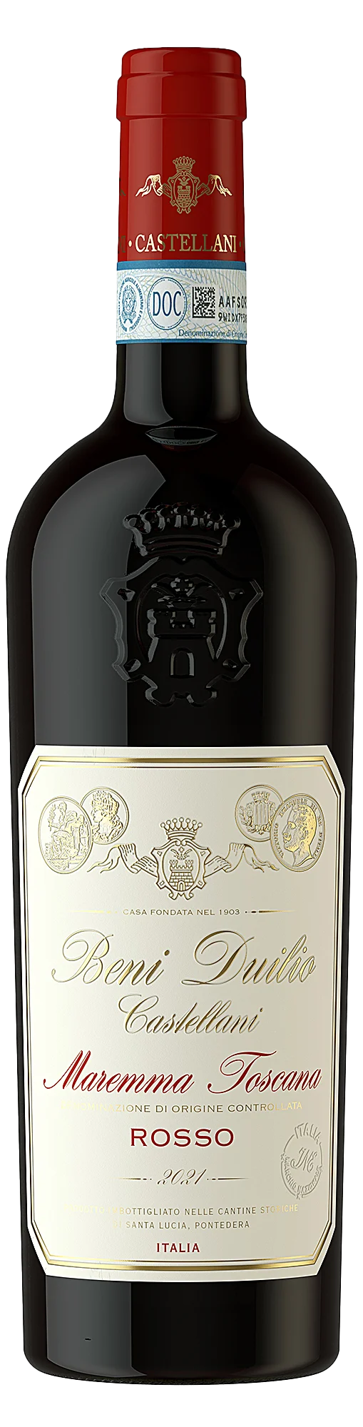 2021 Beni Duilio Castellani Rosso Maremma Toscana D.O.C