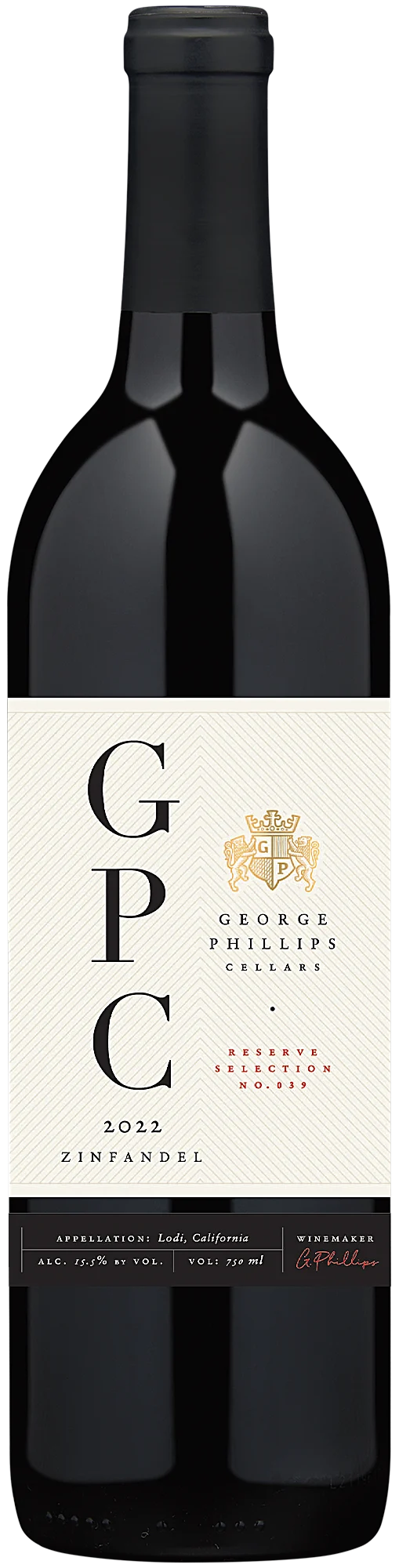 2022 George Phillips Cellars Reserve Selection No. 039 Lodi Zinfandel
