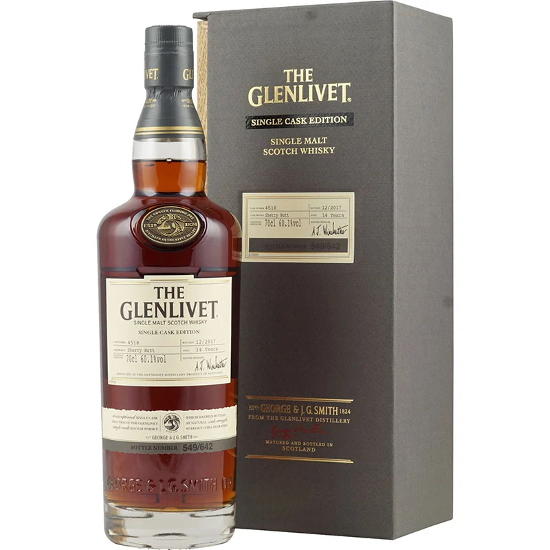 BCLIQUOR Glenlivet - Single Cask Edition Whisky Sherry Butt Cask