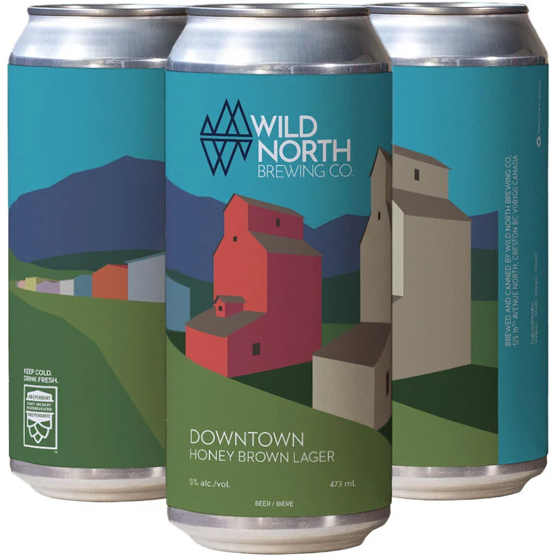 BCLIQUOR Wild North Brewing - Downtown Honey Brown Lager Tall Can