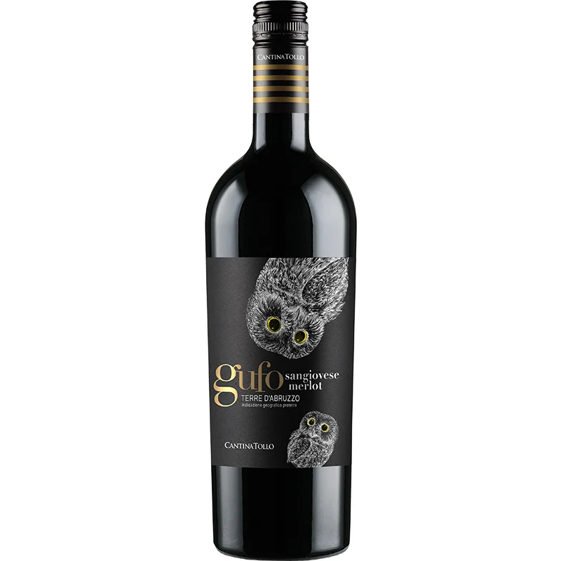 BCLIQUOR Terre Di Chieti Sangiovese Merlot - Cantina Tollo Gufo