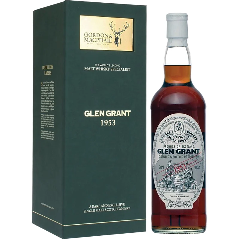 BCLIQUOR Glen Grant Rare Vintage 1953 - Gordon And Macphail