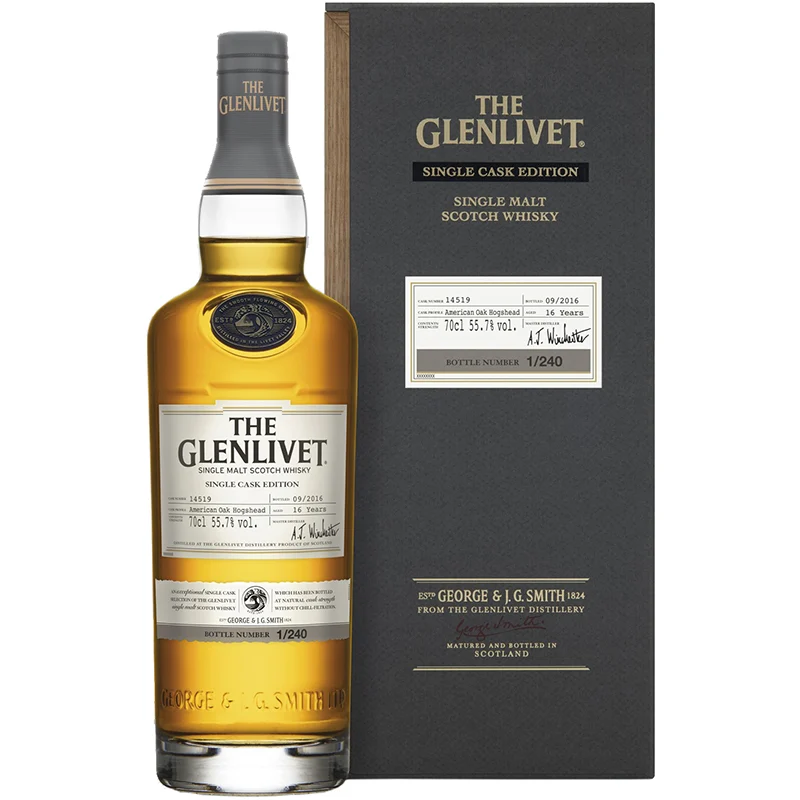 BCLIQUOR Glenlivet - Single Cask Edition Scotch Whisky Hogshead