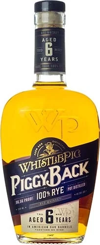 WhistlePig PiggyBack 6 Year Old Rye Whiskey