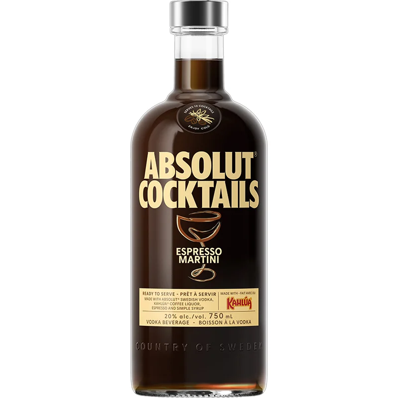 BCLIQUOR Absolut - Espresso Martini Cocktail