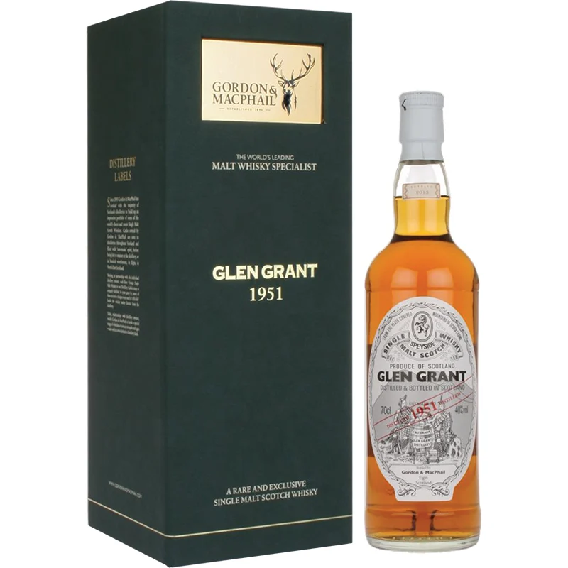 BCLIQUOR Glen Grant Rare Vintage 1951 - Gordon And Macphail