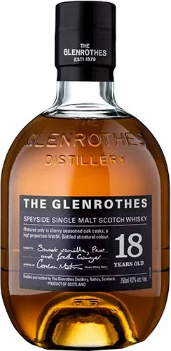 The Glenrothes 18 Year Old Single Malt Scotch Whisky
