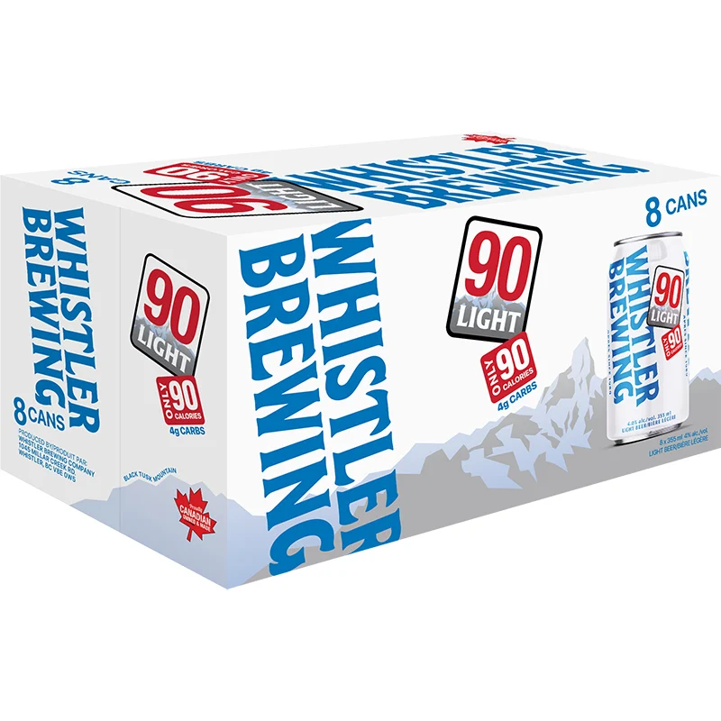 BCLIQUOR Whistler - 90 Light Lager Can