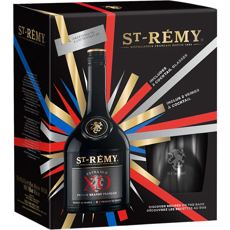 BCLIQUOR St. Remy - Xo Glass Pack