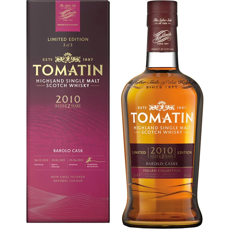 BCLIQUOR Tomatin - Italian Collection Barolo Cask
