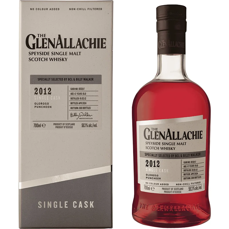 BCLIQUOR Glenallachie - Single Malt Scotch Whisky 12 Yo Oloroso Punch