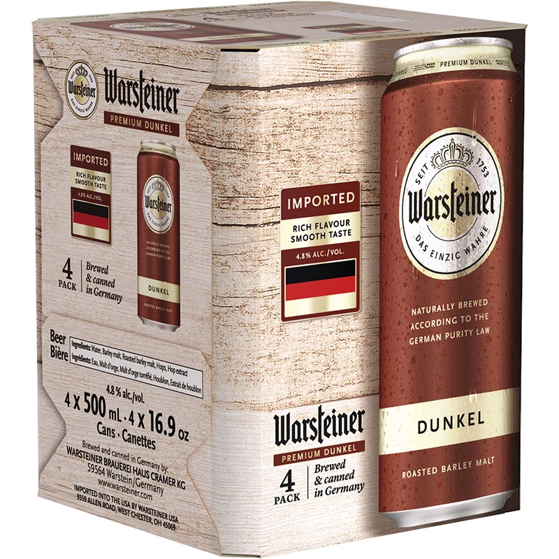 BCLIQUOR Warsteiner - Premium Dunkel Tall Can