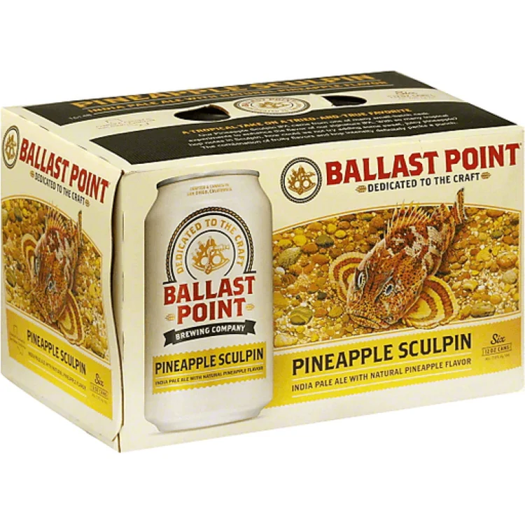 Ballast Point Pineapple Sculpin Beer 6pack