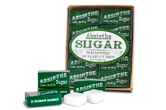 40 Wrapped Absinthe Sugar Cubes, Packaged (20 Packets)