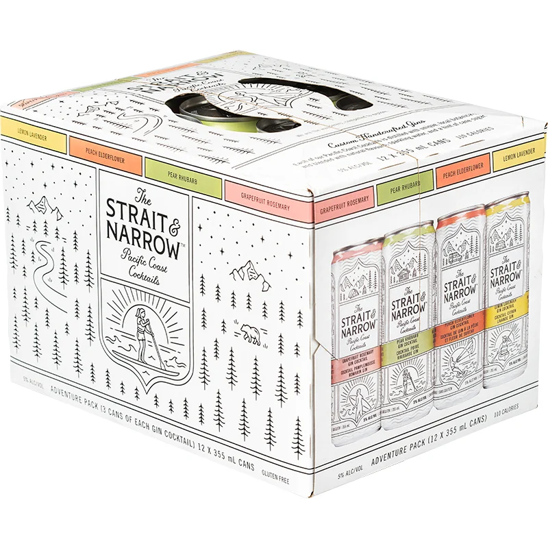 BCLIQUOR The Strait And Narrow - Adventure Pack Mixer Can