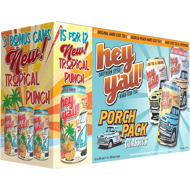 BCLIQUOR Hey Y'all - Porch Pack 15 For 12 Can