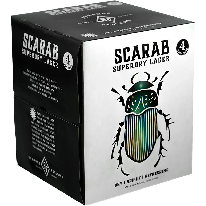 BCLIQUOR Strange Fellows Brewing - Scarab Super Dry Lager Tall Can