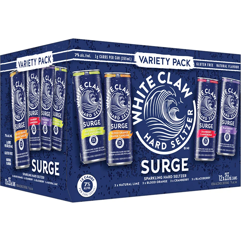 BCLIQUOR White Claw Surge - Variety Pack 12 Can