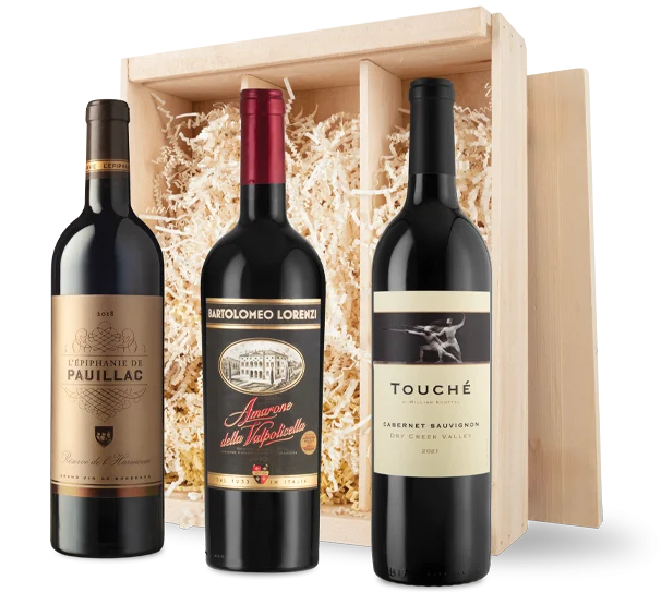 Premium Reds in Wood Gift Box 